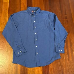 Chaps boys Blue Button-Up Shirt - 18
